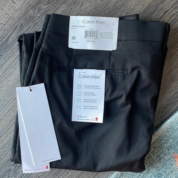 NWT Calvin Klein Slim Fit Dress Pants - Picture 3 of 6